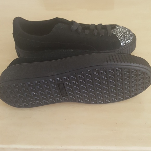 NWT-Women's Suede leather Platform Sneakers 8 - Picture 4 of 8